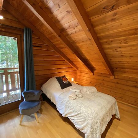 Le Renard Chalet En Bois 라브레세 외부 사진