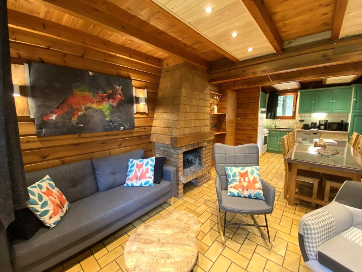Le Renard Chalet En Bois 라브레세 외부 사진