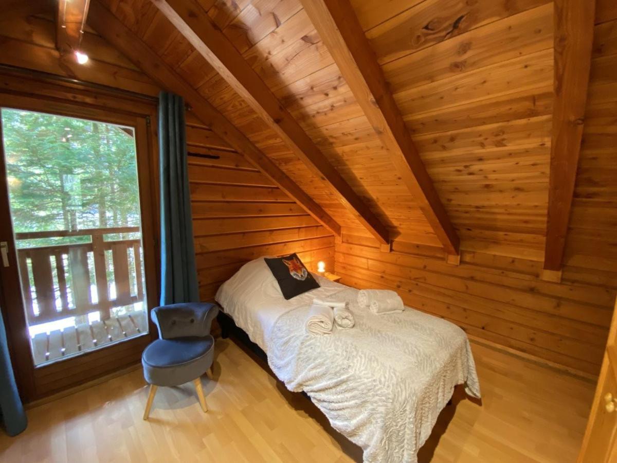 Le Renard Chalet En Bois 라브레세 외부 사진