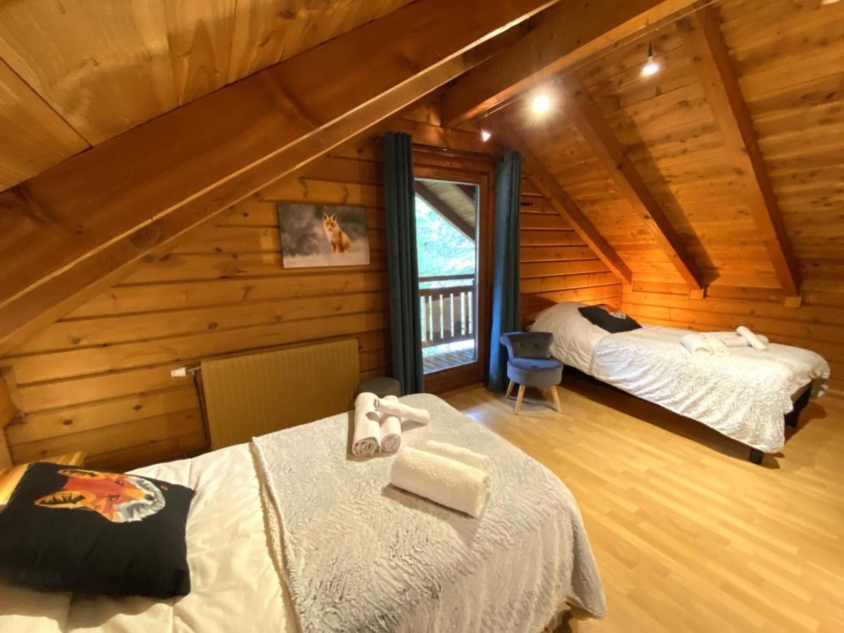 Le Renard Chalet En Bois 라브레세 외부 사진