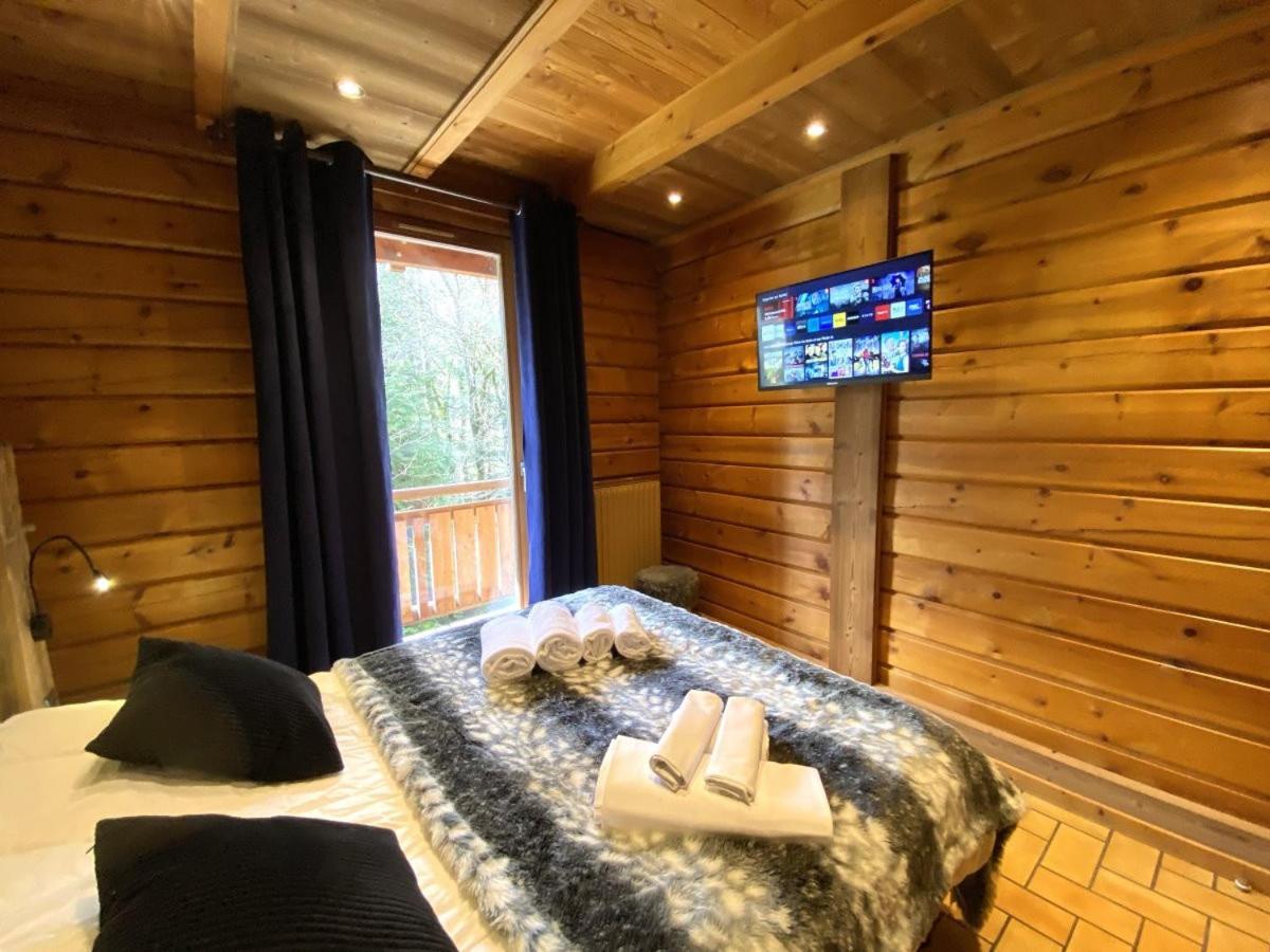 Le Renard Chalet En Bois 라브레세 외부 사진