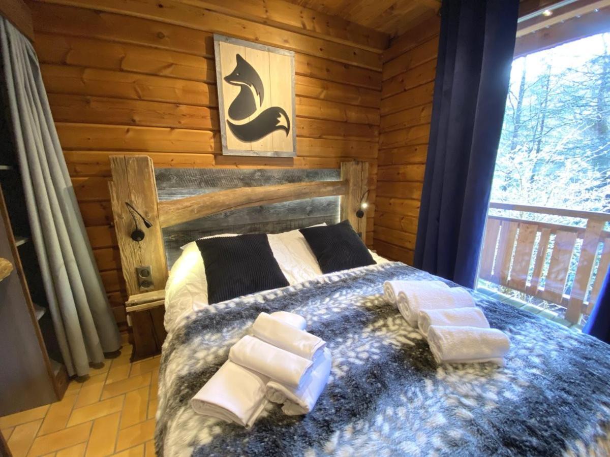 Le Renard Chalet En Bois 라브레세 외부 사진